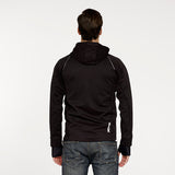 Men's Hoodie Black Silver 